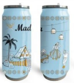 Garrafa em Inox 500ml - Madeira - 37048-7