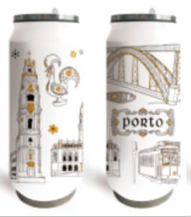 Garrafa em Inox 500ml - Porto - 37048-5