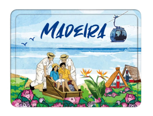Iman de Chapa 8cm - Madeira - GY3010-14