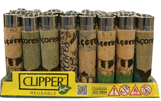 Isqueiro em Cortiça Clipper - Açores - CLIP-ACORES