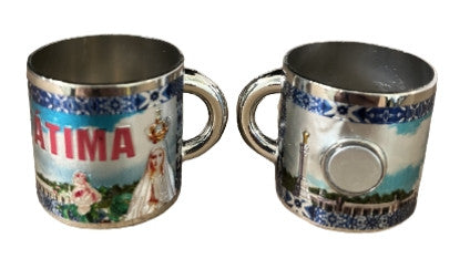 Mini Caneca de Metal 3cm - Fátima - PT-SZ2368