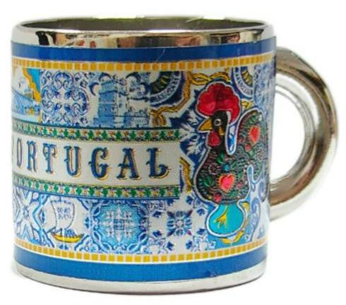 Mini Caneca de Metal 3cm - Portugal - PT-SZ2038