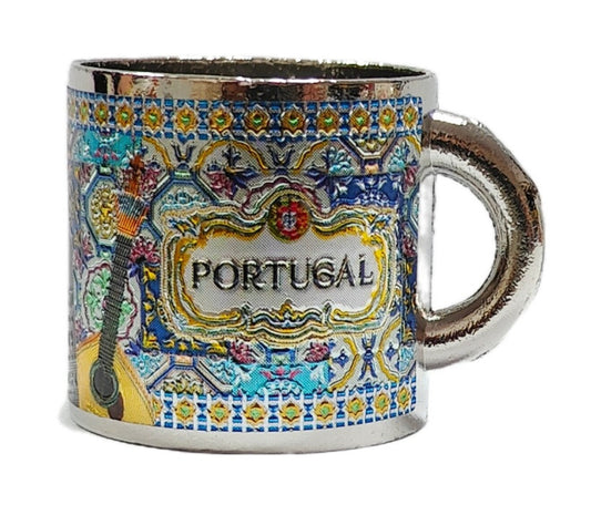 Mini Caneca de Metal 3cm - Portugal - PT-SZ2373