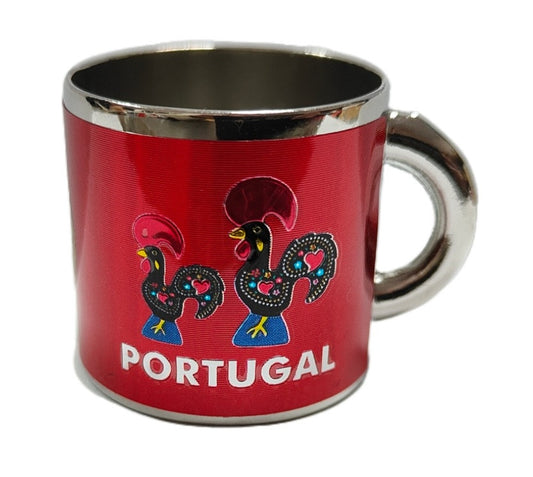 Mini Caneca de Metal 3cm - Portugal - PT-SZ2374