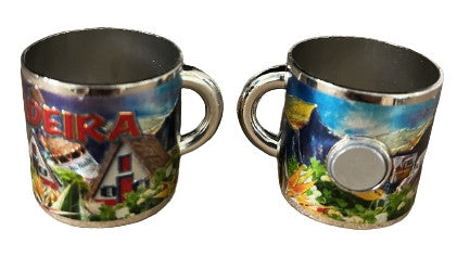 Mini Caneca Metal 3cm - Madeira - PT-SZ2365