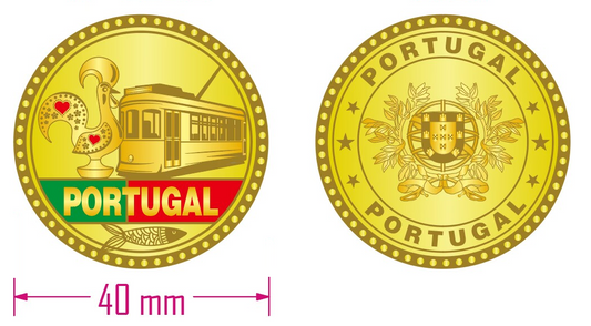 Moeda 4.5cm - Portugal - SY-2067-6