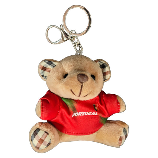Porta Chaves Peluche Urso 10cm - Portugal- B1-11035