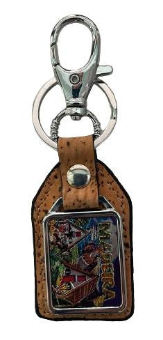 Porta Chaves de Cortiça  - Madeira - 0708