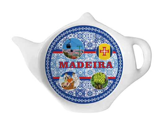 Prato de Porcelana 11.5cm - Madeira - HR-009-3