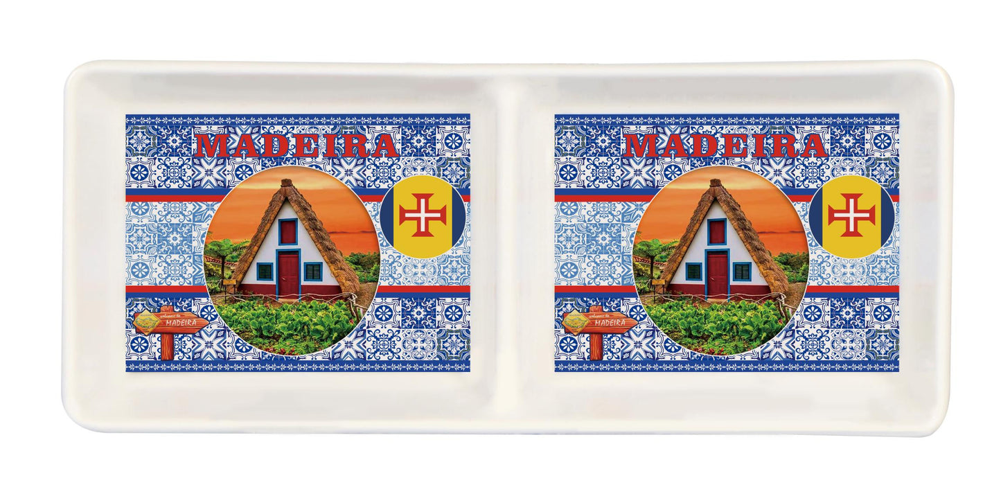 Prato de Porcelana 15cm - Madeira - HR-017-3