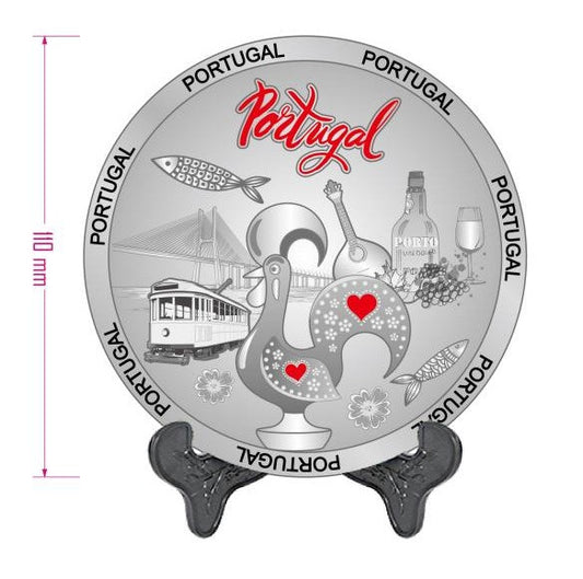 Prato Metal 11cm - Portugal - SY-2072-1