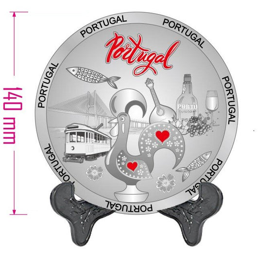 Prato Metal 14cm - Portugal - SY-2214-1