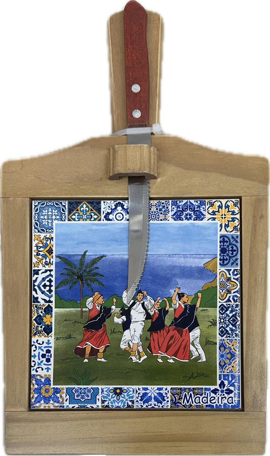 Tabua de Queijo 15cm - Madeira - TABUA QUEIJO 11