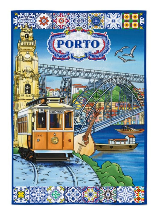 Toalha de Cozinha 60*40cm - Porto - GY7305-19