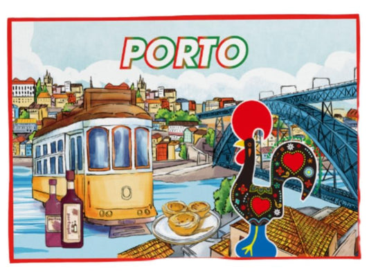 Toalha de Cozinha 60*40cm - Porto - GY7305-22