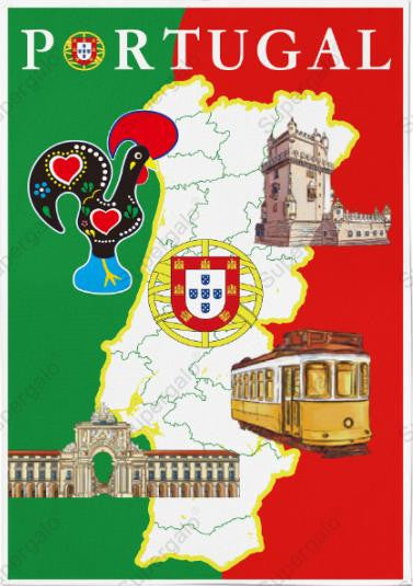 Toalha de Cozinha 60*40cm - Portugal - GY7305-15